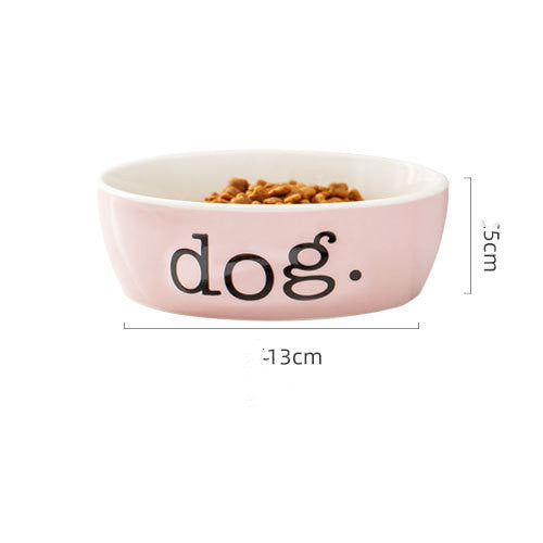 Durable Ceramic Pet Bowl – Non-Slip, Easy-to-Clean Feeding Dish for Cats & Dogs