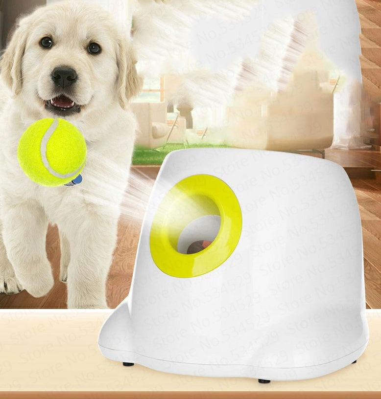 Automatic Interactive Dog Ball Launcher – Hands-Free Fetch Toy for Active Pets