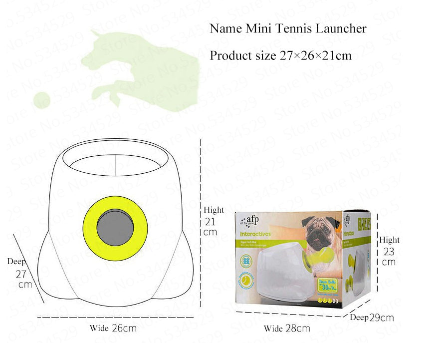 Automatic Interactive Dog Ball Launcher – Hands-Free Fetch Toy for Active Pets