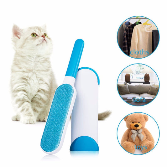 Pet Hair Removal Comb – Sticky Brush for Cats, Dogs, & Furniture