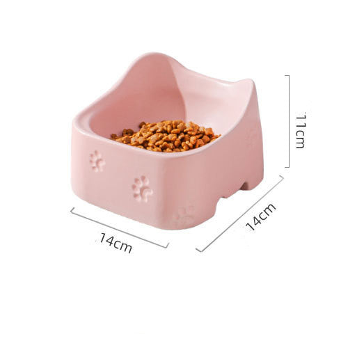 Durable Ceramic Pet Bowl – Non-Slip, Easy-to-Clean Feeding Dish for Cats & Dogs