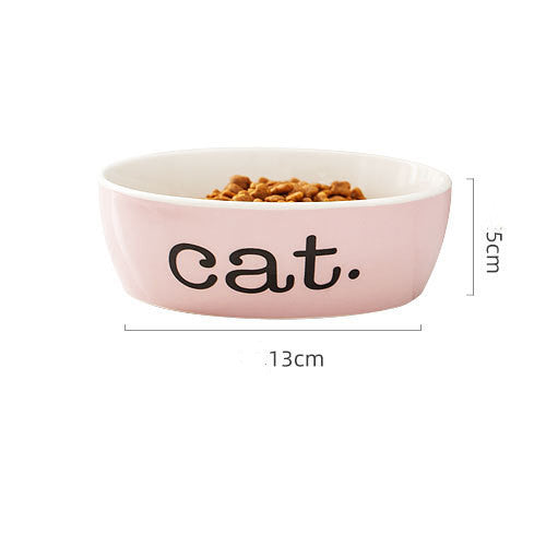 Durable Ceramic Pet Bowl – Non-Slip, Easy-to-Clean Feeding Dish for Cats & Dogs