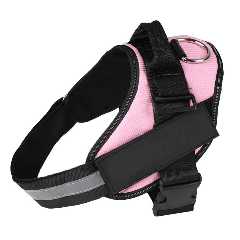 Custom No-Pull Reflective Dog Harness – Adjustable Breathable Vest for Small & Large Dogs