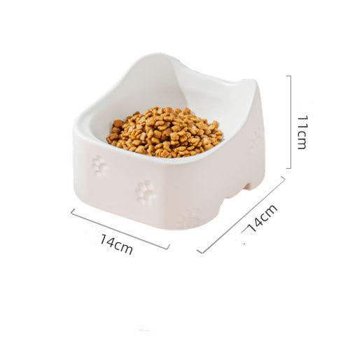 Durable Ceramic Pet Bowl – Non-Slip, Easy-to-Clean Feeding Dish for Cats & Dogs