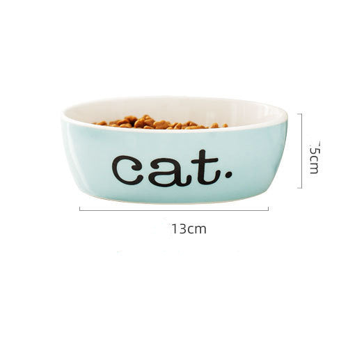 Durable Ceramic Pet Bowl – Non-Slip, Easy-to-Clean Feeding Dish for Cats & Dogs