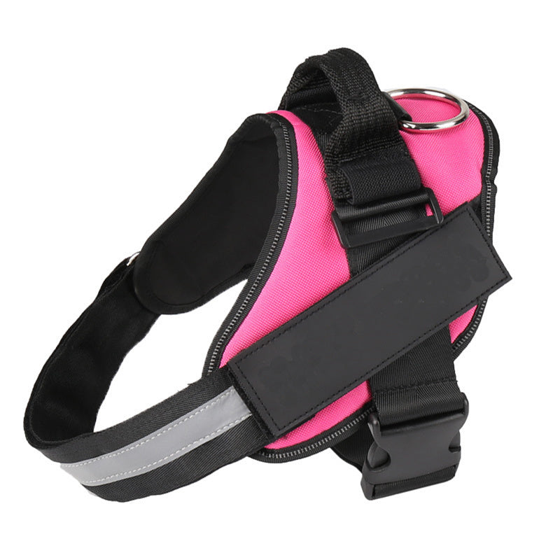 Custom No-Pull Reflective Dog Harness – Adjustable Breathable Vest for Small & Large Dogs