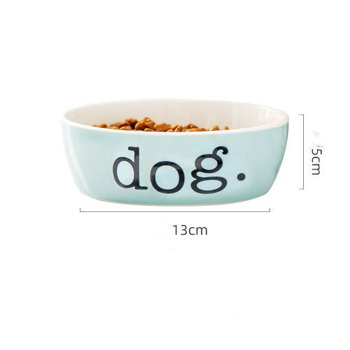 Durable Ceramic Pet Bowl – Non-Slip, Easy-to-Clean Feeding Dish for Cats & Dogs