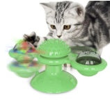 Cat Rotating Windmill Toy – Multi-Function Itch Scratcher & Teeth Cleaner