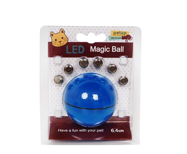 Electronic LED Laser Cat Toy – Rolling Ball for Interactive Play