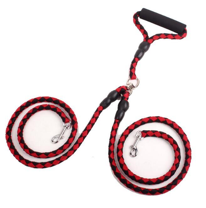 Double-Ended Dog Leash – Hands-Free Dual Dog Walking Traction Rope