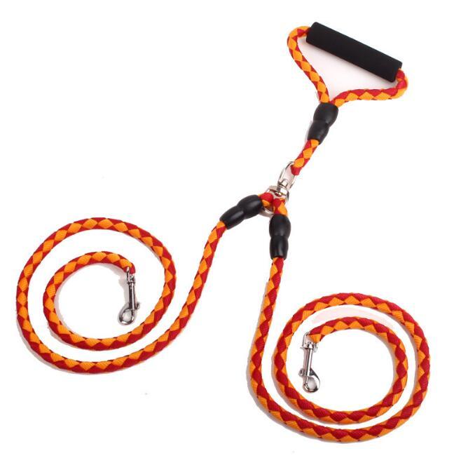 Double-Ended Dog Leash – Hands-Free Dual Dog Walking Traction Rope