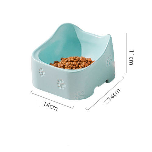 Durable Ceramic Pet Bowl – Non-Slip, Easy-to-Clean Feeding Dish for Cats & Dogs