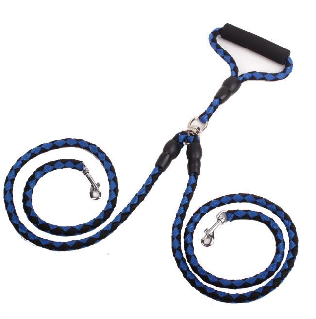 Double-Ended Dog Leash – Hands-Free Dual Dog Walking Traction Rope