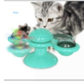 Cat Rotating Windmill Toy – Multi-Function Itch Scratcher & Teeth Cleaner