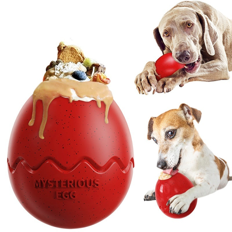 Bite-Resistant Slow Feeder Dinosaur Egg Toy – Interactive Puzzle for Dogs