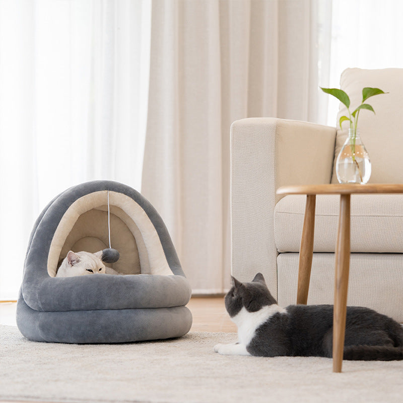 Luxury Cat House Bed – Cozy Sofa Mat for Kittens & Small Pets