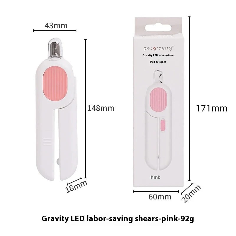 Pet LED Labor-saving Cat Nail Scissors
