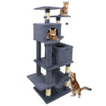 Multi-Level Cat Tree Tower with Condo, Hammock &amp; Scratching Posts