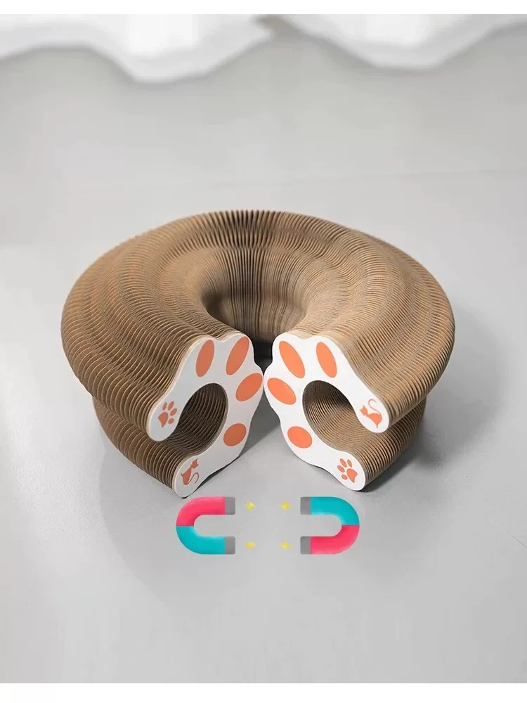 Folding Cat Scratcher, A Magical Foldable Toy