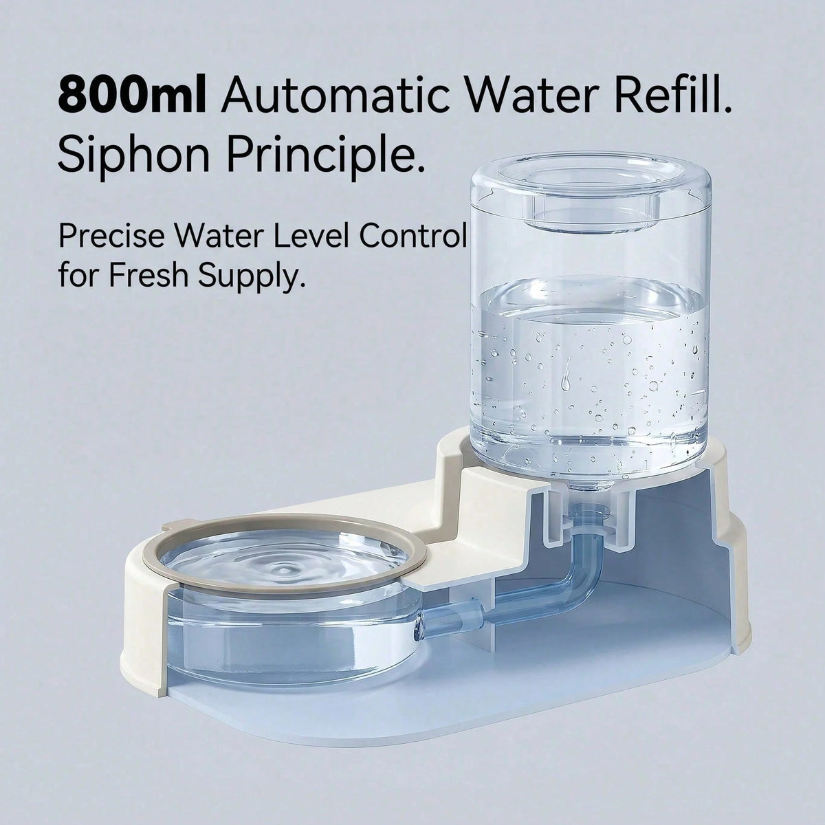 2-in-1 Gravity Pet Feeder & Water Dispenser Set